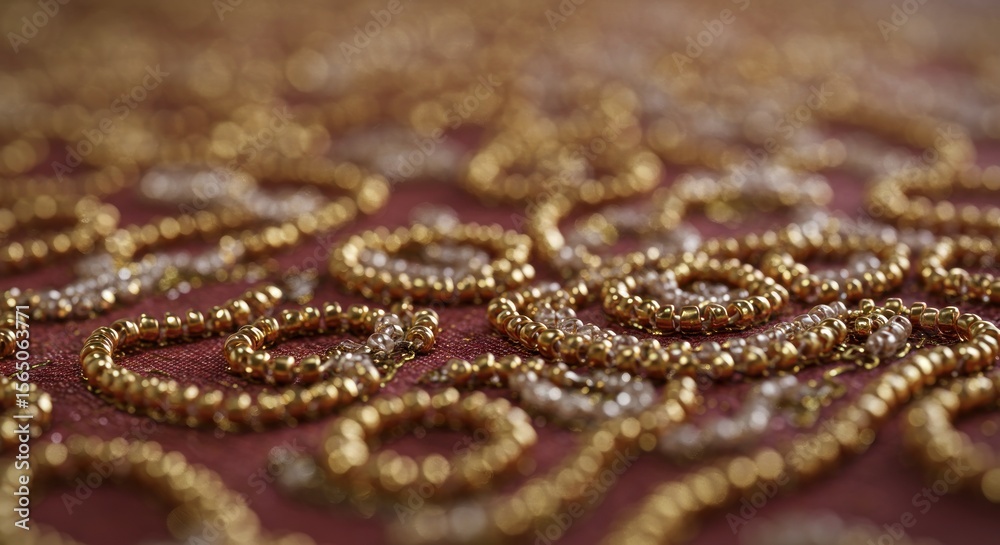 Golden ring shaped food macro Golden ring shaped food macro