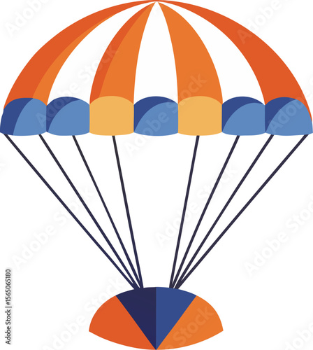 parachute in the sky