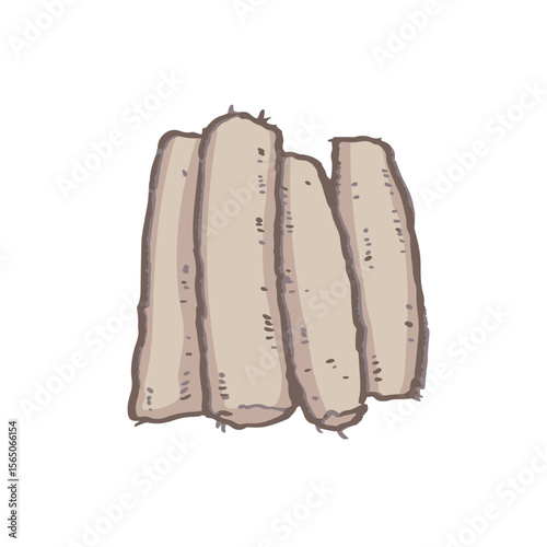 Eco-friendly_natural sponge, bundle of loofah (luffa)