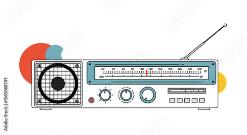 Vintage Transistor Radio A Glimpse into the Past Audio Technology Broadcasting History