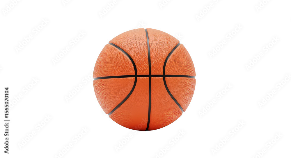 Fototapeta premium Basketball On Black Background