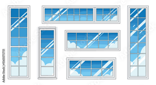 A Wide Variety of Window Designs for Architecture and Home Improvement Projects Needs