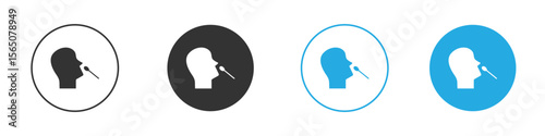Nasal swab icon