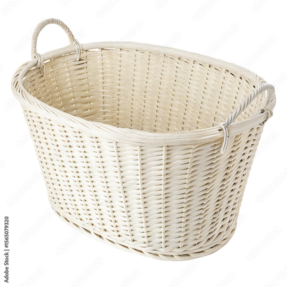 Obraz premium Laundry basket isolated on transparent background 