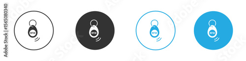 RFID key tag icon
