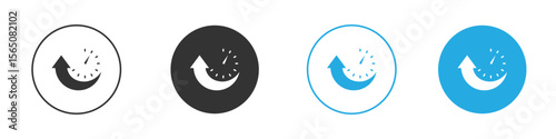 Uptime and downtime icon
