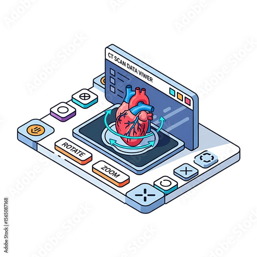 Virtual anatomy learning platform with 3D model.