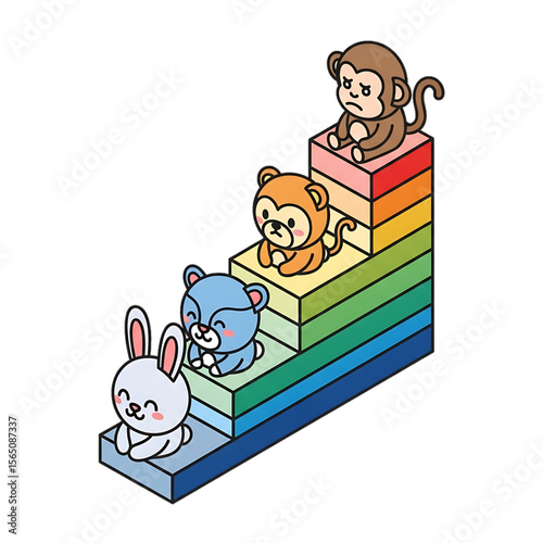Children’s hospital ranking with playful animal theme.