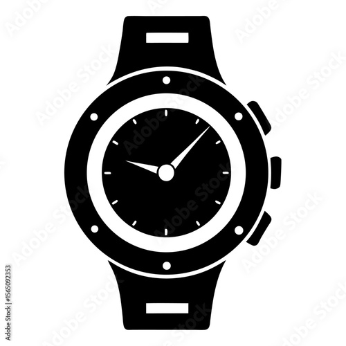 wrist watch vector illustration image