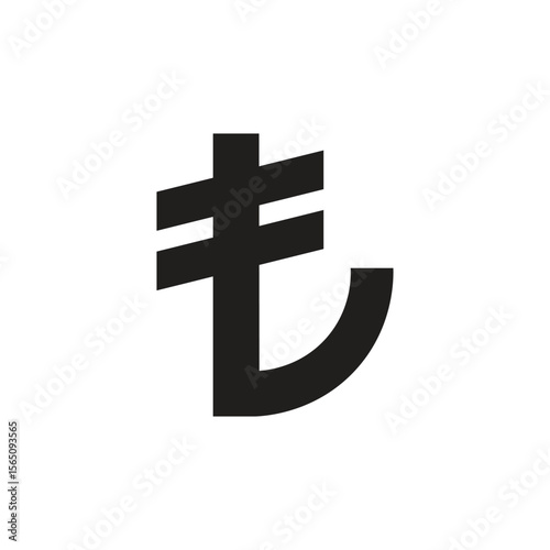 Turkish lira money sign currency symbol template