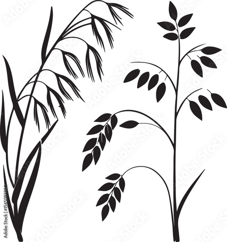 Adobe Illustrator Tree Silhouette Vector Icon Design – Nature Outline Graphic for Eco and Forest Themes


