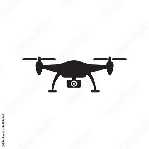 Drone icon isolated. simple vector icon on white background