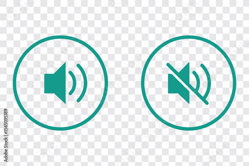 Mute sound icon concept. graphic design, logo, Web, UI.
