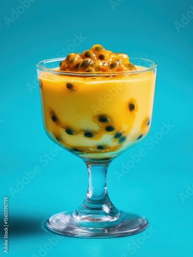 Tropical Mango and Passion Fruit Mousse