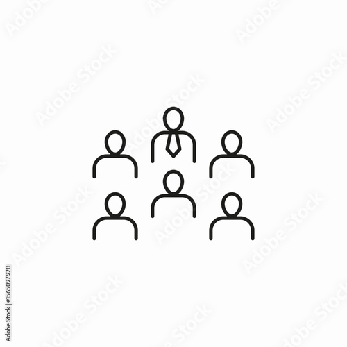 business team group icon sign vector