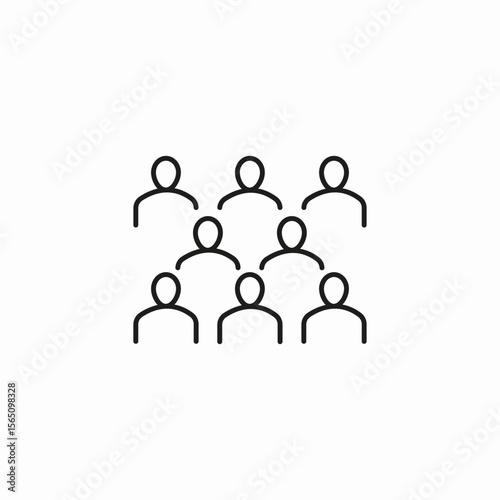 group of people icon sign vector