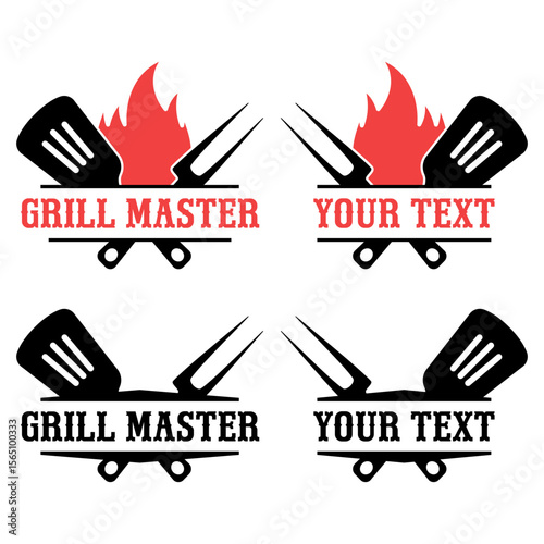 Grill Master BBQ Customizable Designs