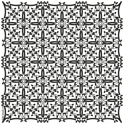 Bold lattice pattern. Dark cross grid. Strong repeat Vector. Heavy square mesh.