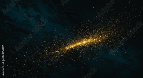 Winter Solstice Night Sky Sparkle - Festive winter solstice atmosphere, symbolizing hope, renewal, light, magic, and celebration