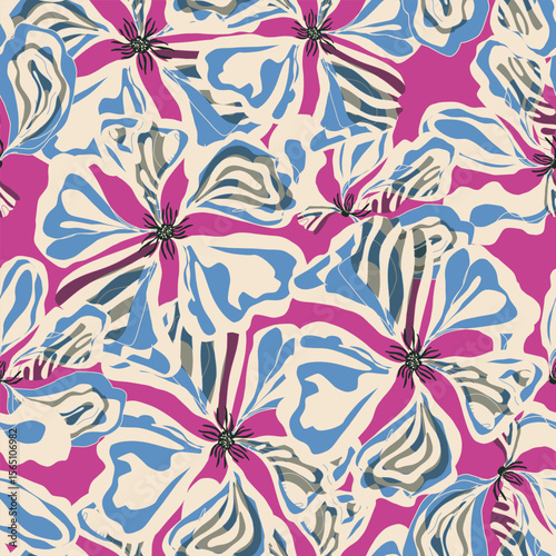 Seamless vector pattern, rapport, repeating pattern, wallpaper