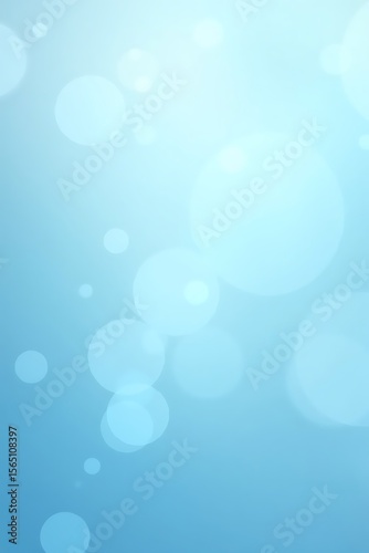 Wallpaper Mural A captivating photo realistic image depicts a light blue gradient background with soft, diffused bubble shapes, highlighting a nuanced progression of tones, conveying peacefulness  Torontodigital.ca