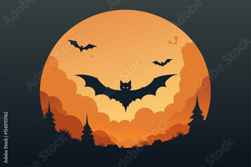 halloween night background