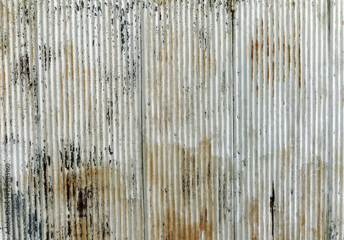 weathered steel wall