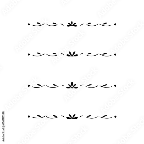 Wedding decorative elements. Divider ornament, borders, vintage line separators. Hand drawn vector illustration isolated on white background.gold ornament decorate frame border pattern Thai art
