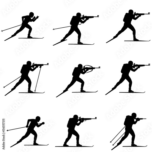 Biathlon Silhouettes Collection