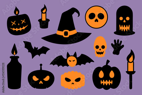 halloween seamless background
