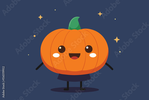 halloween pumpkin on the moon