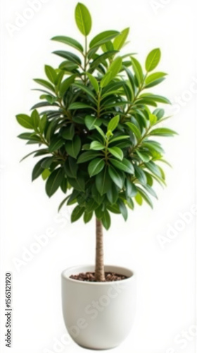 Indoor plant green leaves decorative potted home decor natural beauty vibrant foliage modern design