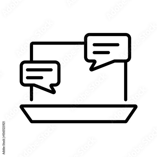 correspondence vector icon