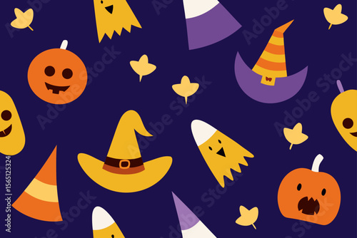 halloween seamless background