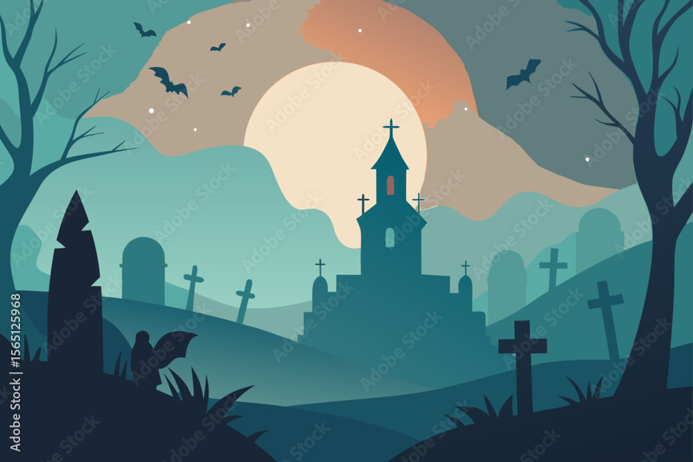 Fototapeta premium night city landscape