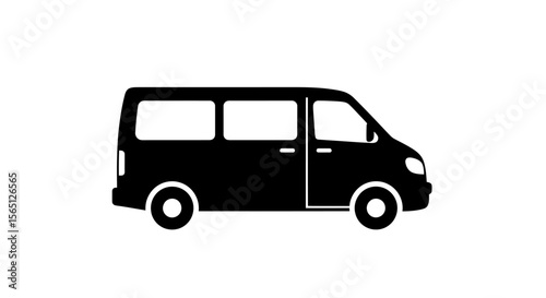 Vintage car model isolated on a white background, perfect for mini auto transportation design illustrations