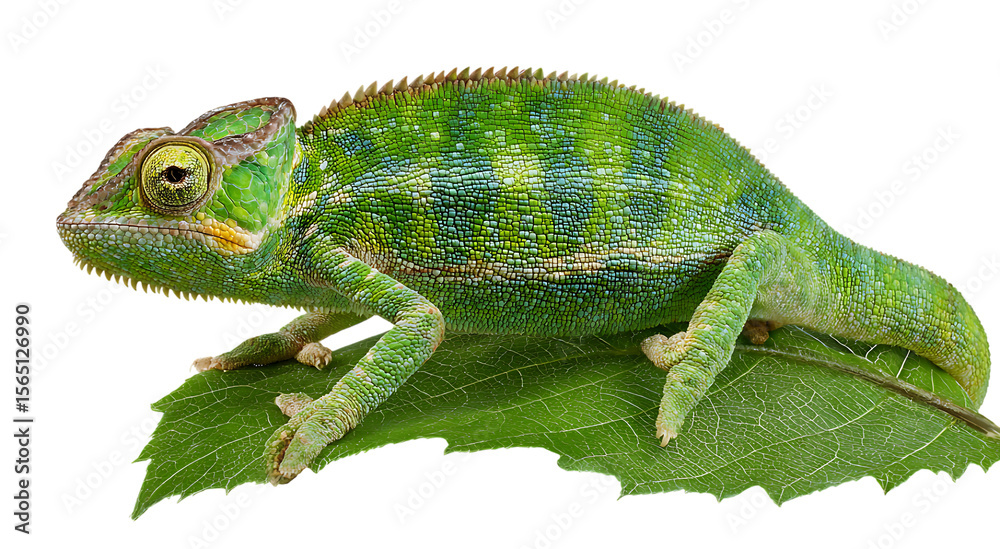 Obraz premium chameleon isolated on transparent background 