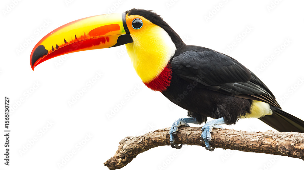 Fototapeta premium toucan on a white background