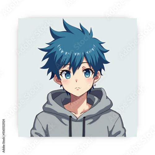 
Ai genarate anime handsome hair, dress, model, color desgine
