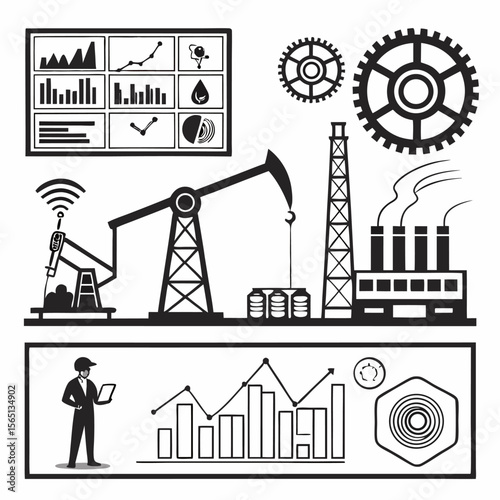 oil industry icons