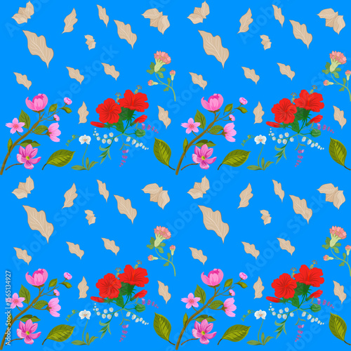 butterflies and flowers