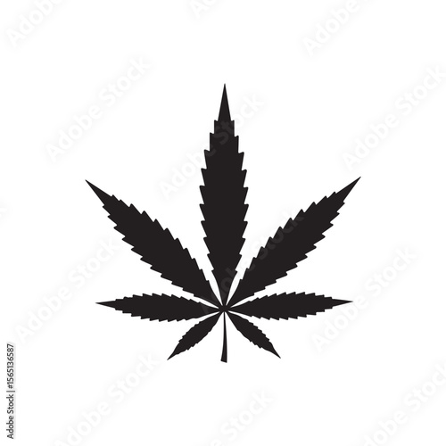Cannabis icon isolated. simple vector icon on white background