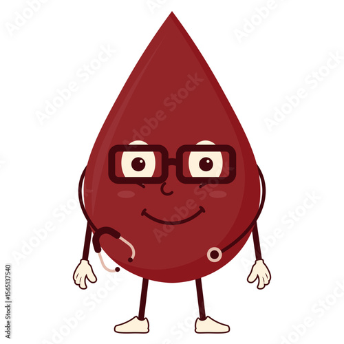 World hemophilia day illustration. Vector isolated.