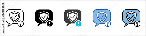Assertive Communication Icon Pack Multistyle Illustration