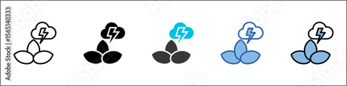 Stress Tolerance Icon Pack Multistyle Illustration