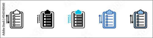 Task Prioritization Icon Pack Multistyle Illustration