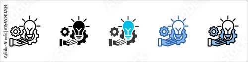 Initiative Taking Icon Pack Multistyle Illustration