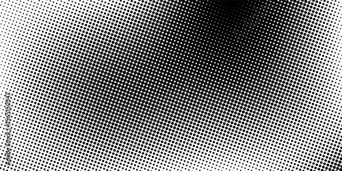 Set of halftone dots gradient pattern texture isolated on white background. Straight dotted spots using halftone circle dot raster texture. Vector blot half tone collection.