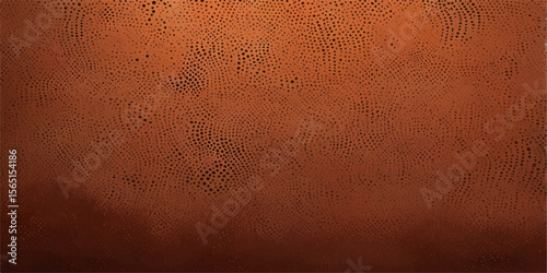 A rich brown leather texture combined with an old rusty metal grunge pattern creates a vintage antique surface for this aged design backdrop