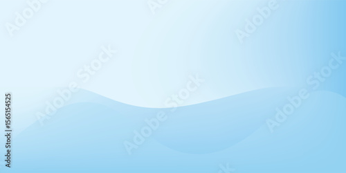 Abstract white wavy glowing lines on a blue background. Futuristic digital high-technology pattern simple